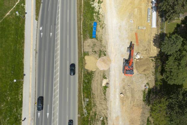 Zagreb: Radovi u Sarajevskoj snimljeni iz zraka