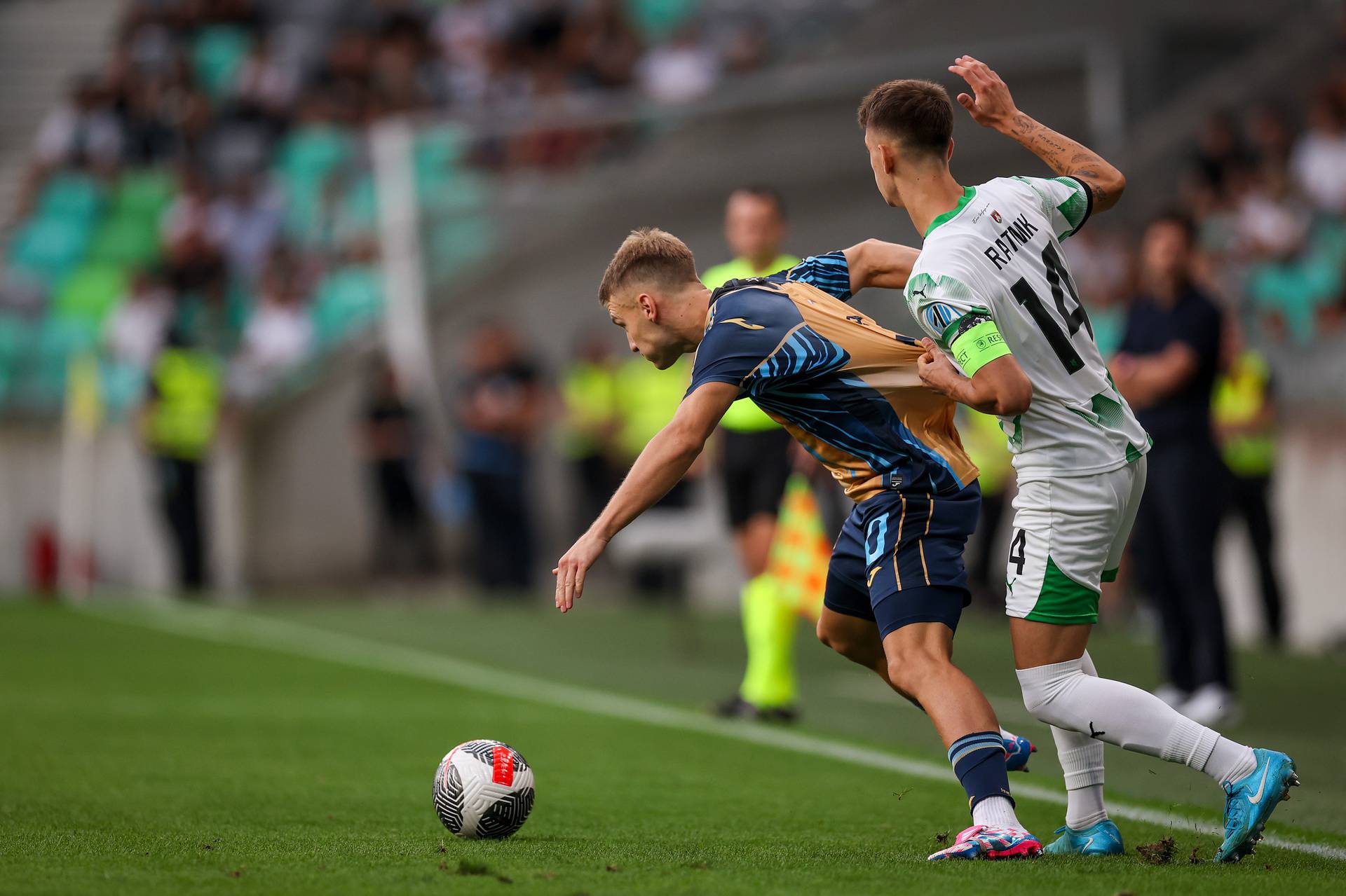 Ljubljana: Uzvratni susret doigravanja za Konferencijsku ligu, NK Olimpija - HNK Rijeka