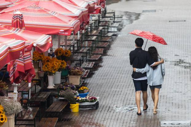 Kišovito vrijeme u Zagrebu