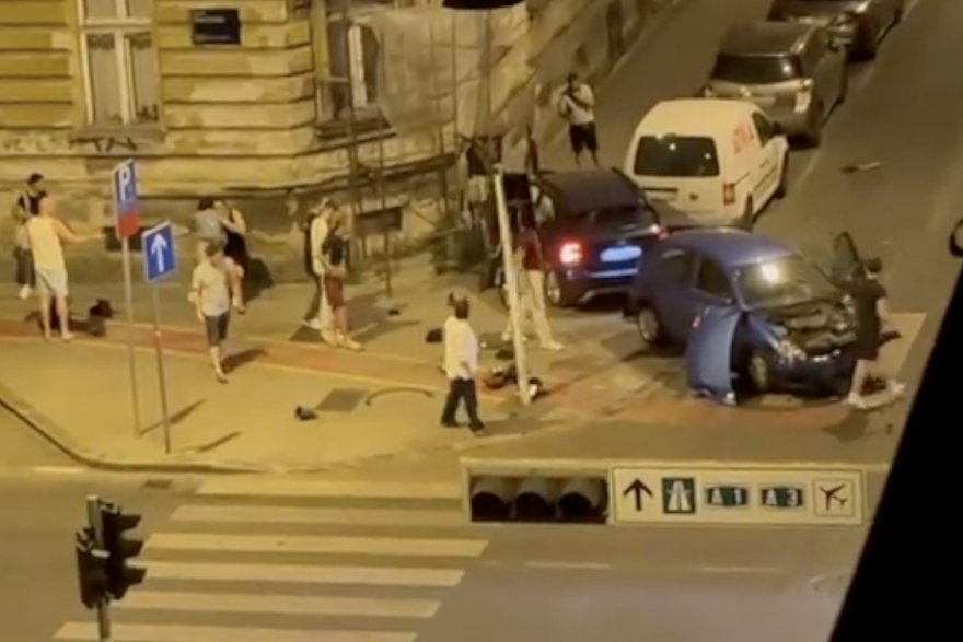 Prometna nesreća u Zagrebu