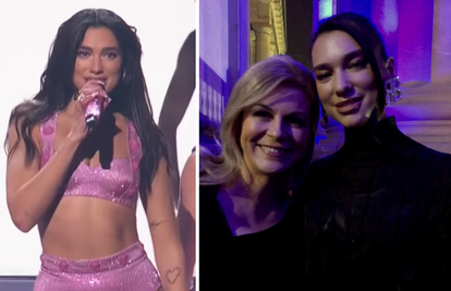 Kolinda se pohvalila selfijem sa slavnom pjevačicom Dua Lipom