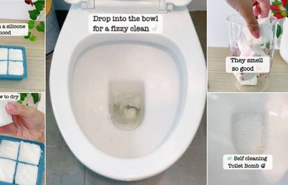 Želite čist i mirišljavi toalet? Pogledajte video kako kod kuće napraviti mirisnu WC bombicu