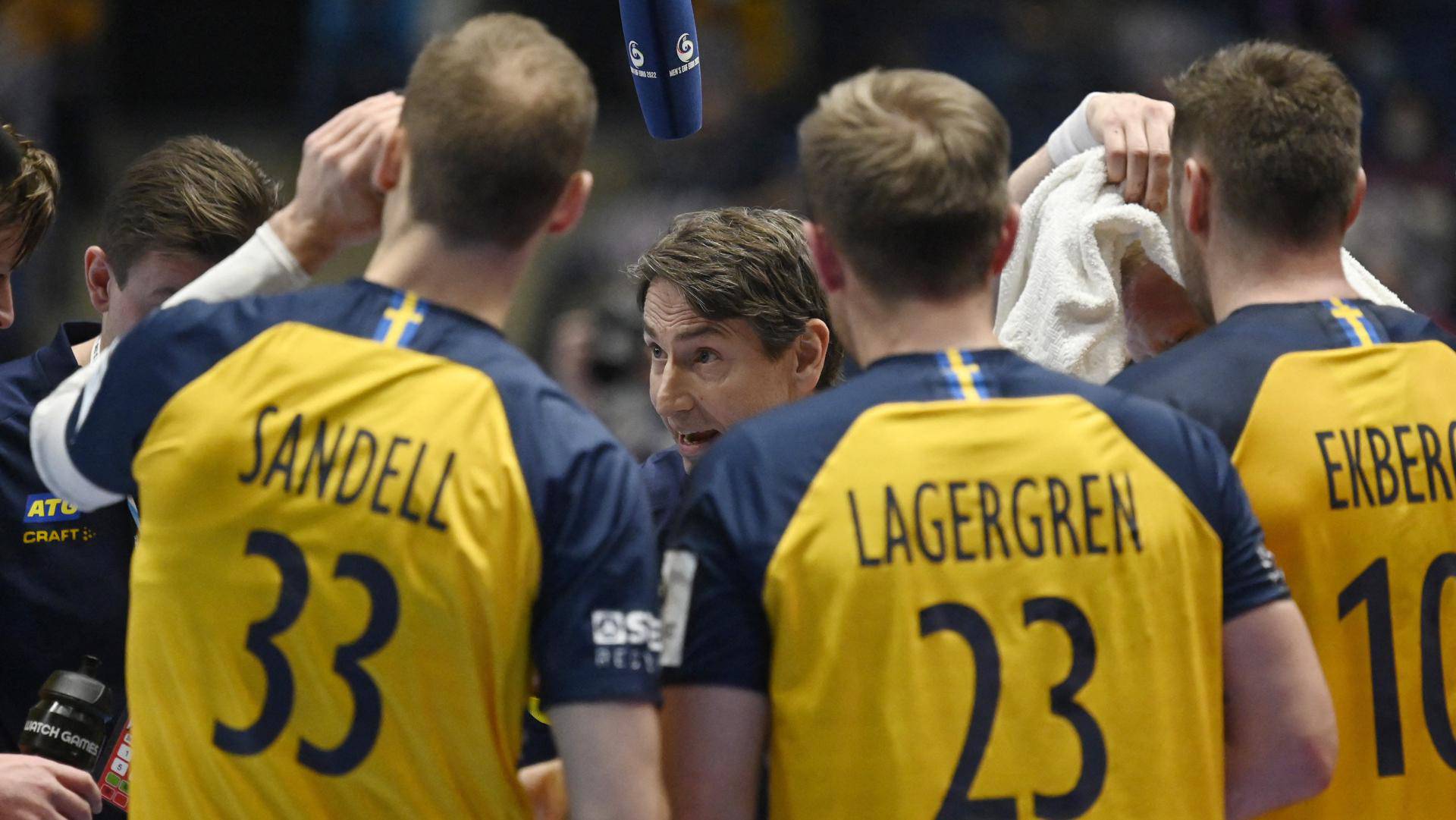 EHF 2022 Men's European Handball Championship - Group E - Spain v Sweden