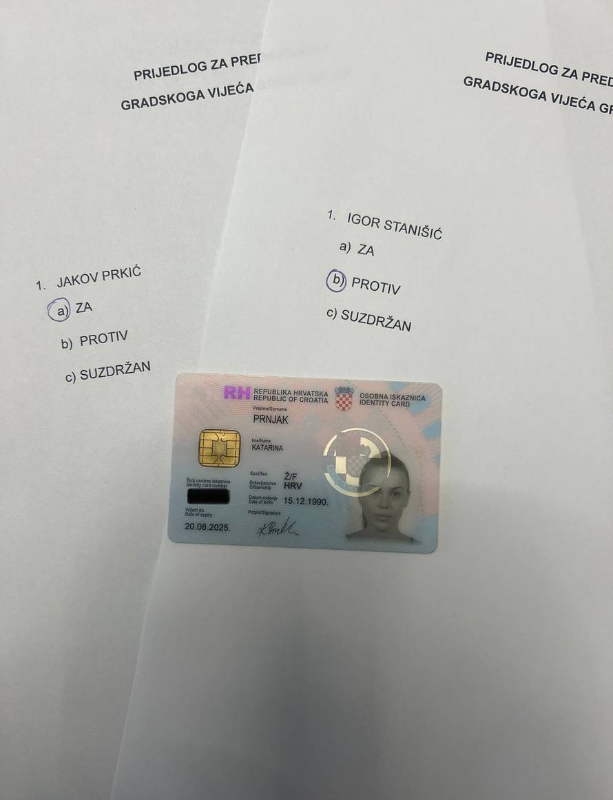 Ivošević: 'Listić Katarine Prnjak nije autentičan'. Prnjak tvrdi: 'Neću se njemu objašnjavati!'