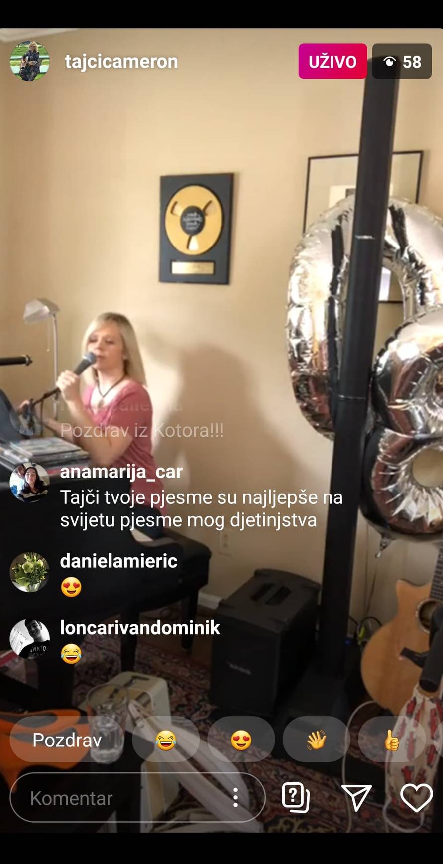 Tajči htjela otpjevati 'Hajde da ludujemo' pa joj isključili live...
