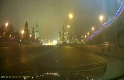 Nova snimka: Tri minute nakon ubojstva Nemcova u Moskvi