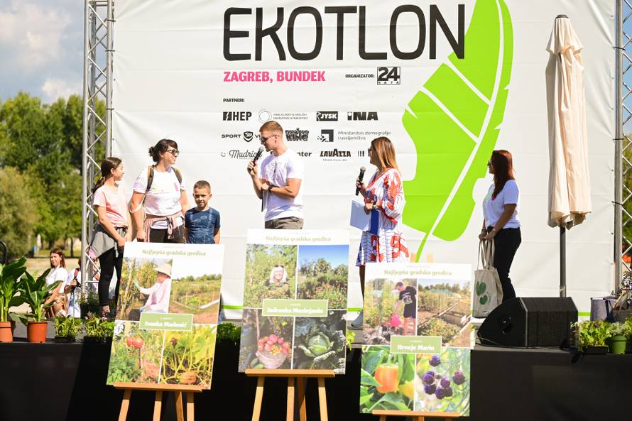 Zagreb:  Ekotlon na jezeru Bundek