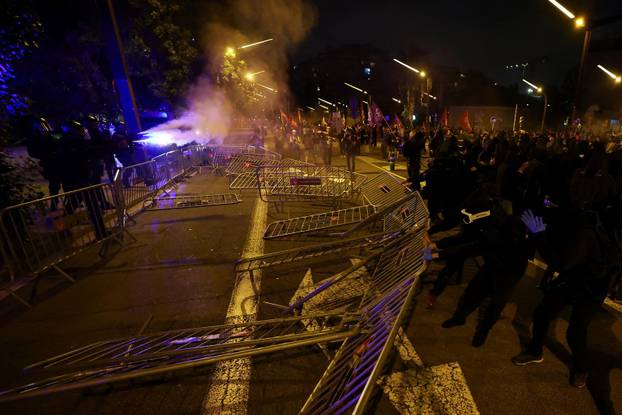 Spanish unions call a general strike in solidarity with Palestinians in Gaza, in Barcelona