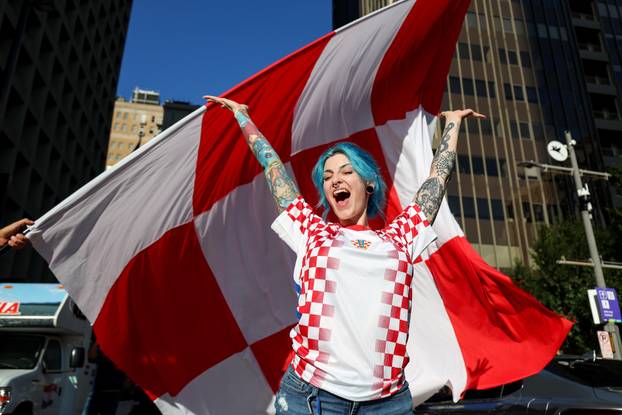 SP 2026 Dallas: Velika povorka hrvatskih navijača u Dallasu uoči utakmice Engleske i Hrvatske na Svjetskom prvenstvu