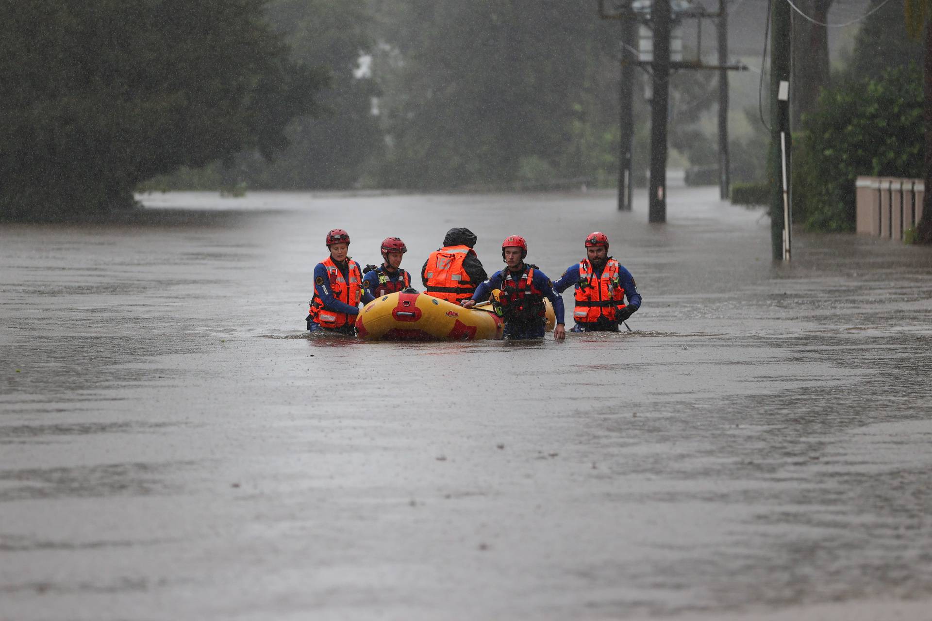 Severe rain event affecting the state of New South Wales in Sydney