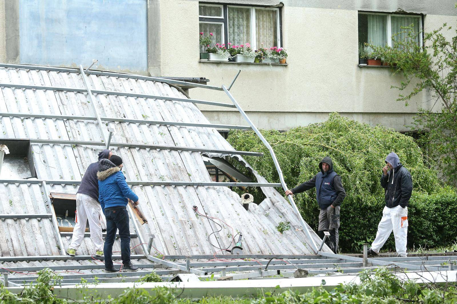 Predstavnik stanara: Nisu krivi majstori, bila je neviđena oluja