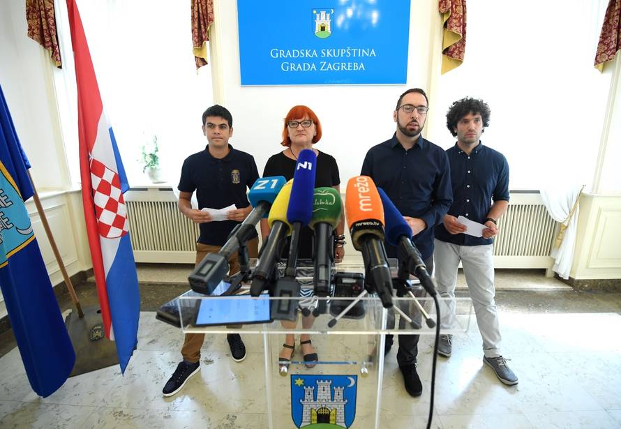 Zagreb: Konferencija zastupnika lijevog bloka u Gradskoj skupÅ¡tini