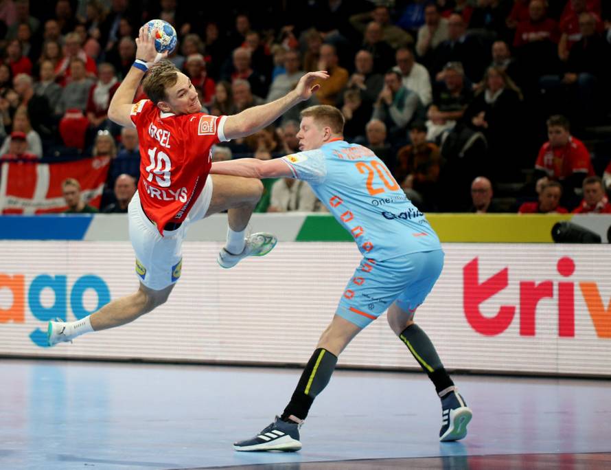 EHF 2024 Men's European Handball Championship - Main Round - Denmark v Netherlands