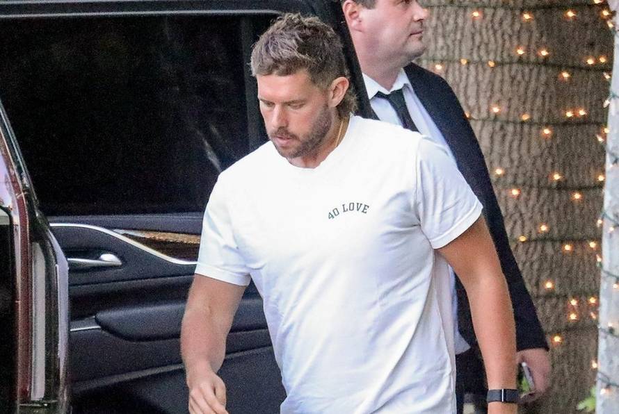 *EXCLUSIVE* Christopher Schwarzenegger shows off his fit body and cool haircut while leaving the gym