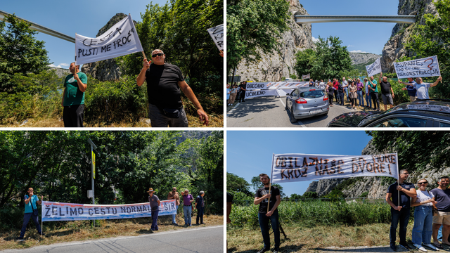 VIDEO Mještani nezadovoljni zbog nove obilaznice u Omišu: 'Želimo cestu normalne širine!'