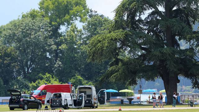 Children injured in knife attack in French alpine town