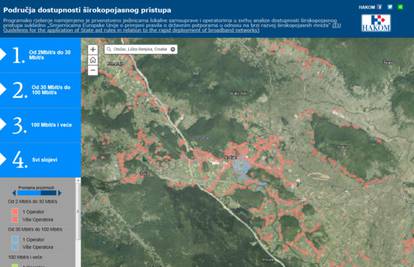 Interaktivna karta otkriva gdje se najbrže 'surfa' u Hrvatskoj