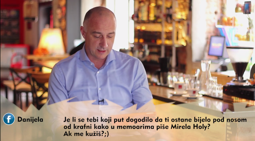 'Nikad mi nije ostalo bijelo pod nosom jer ja ne jedem krafne'