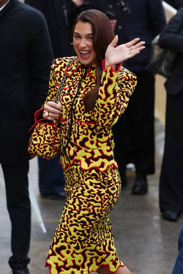 Guests at Chanel Haute Couture Spring/Summer 2026 show in Paris