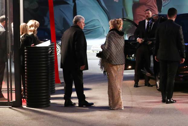 Zagreb: Vjenčanje Sandre Perković i Edisa Elkasevića u Laubi