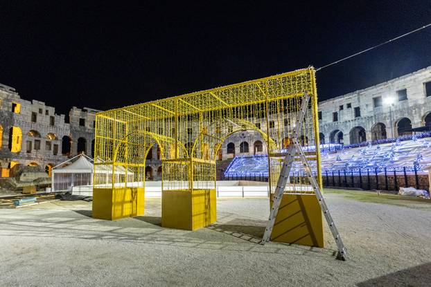 U Pulskoj Areni traju zadnje pripreme za advent