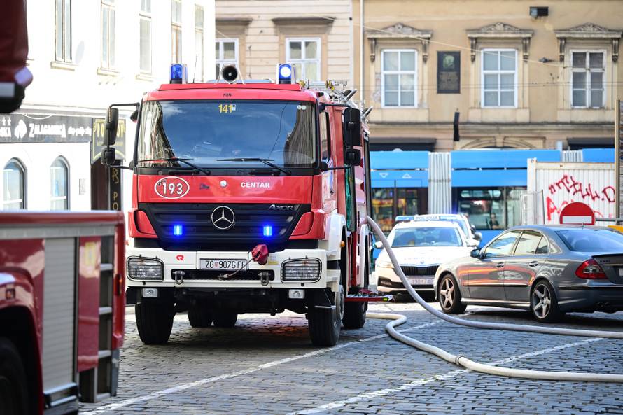 Zagreb: Požar u Mesničkoj ulici