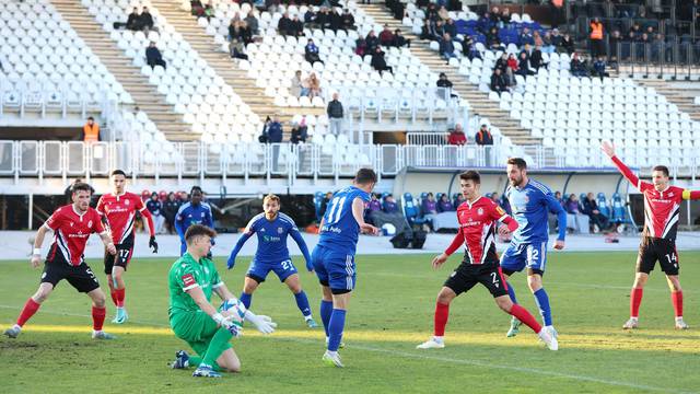 Zagreb: NK Lokomotiva i NK Rudeš u utakmici 17. kola Prve HNL