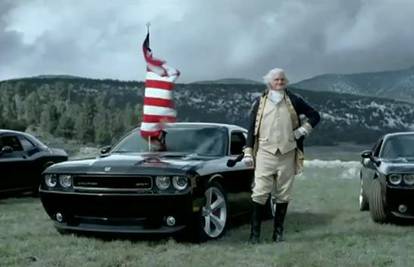 G. Washington u reklami za novi Dodge Challenger
