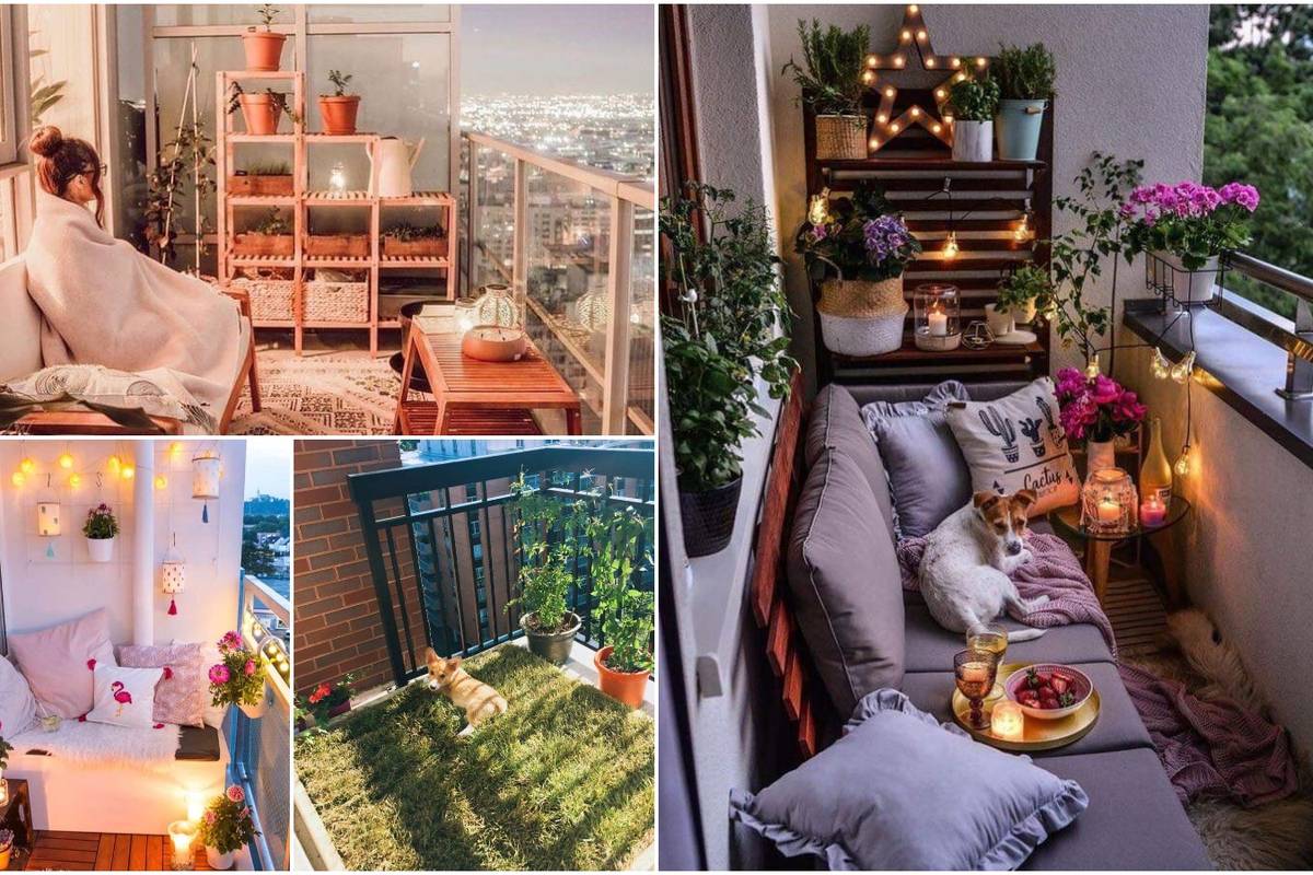 Inspirirajte se: Pretvorite svoj mali balkon u oazu opuštanja