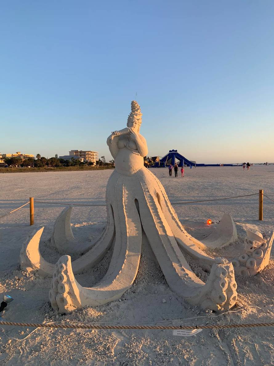 FOTO Spektakularne skulpture od pijeska na floridskoj plaži