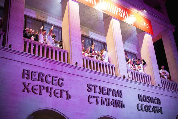 Mostar: Zrinjski s navijačima proslavio osvajanje Kupa BiH