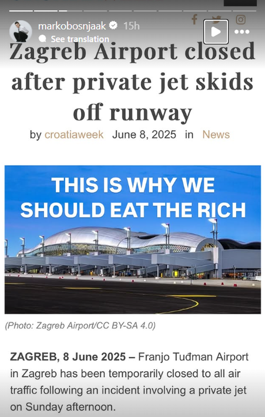 Marko Bošnjak zaglavio u zračnoj luci: 'Treba jesti bogate, javit će vam se moj pravni tim!'