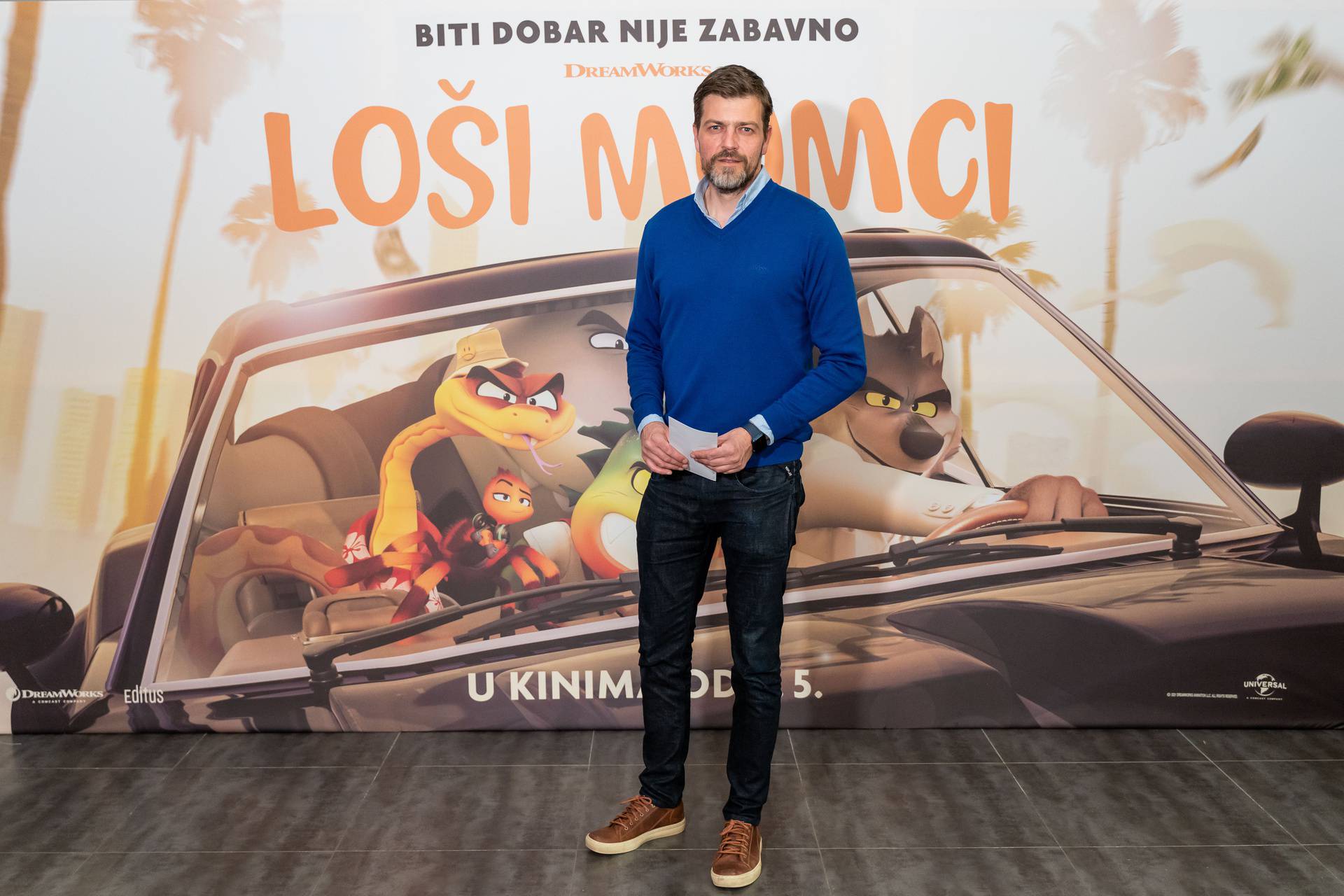 Loši momci se okupili na premijeri animiranog filma