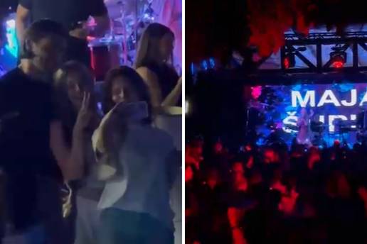 VIDEO Maja Šuput nastupila u Vodicama, u publici bio i Šime: 'Posvetila mu je jednu pjesmu'