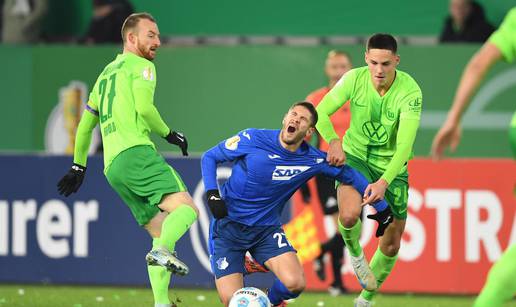 Wolfsburg izbacio Kramarića i Hoffenheim iz Njemačkog kupa