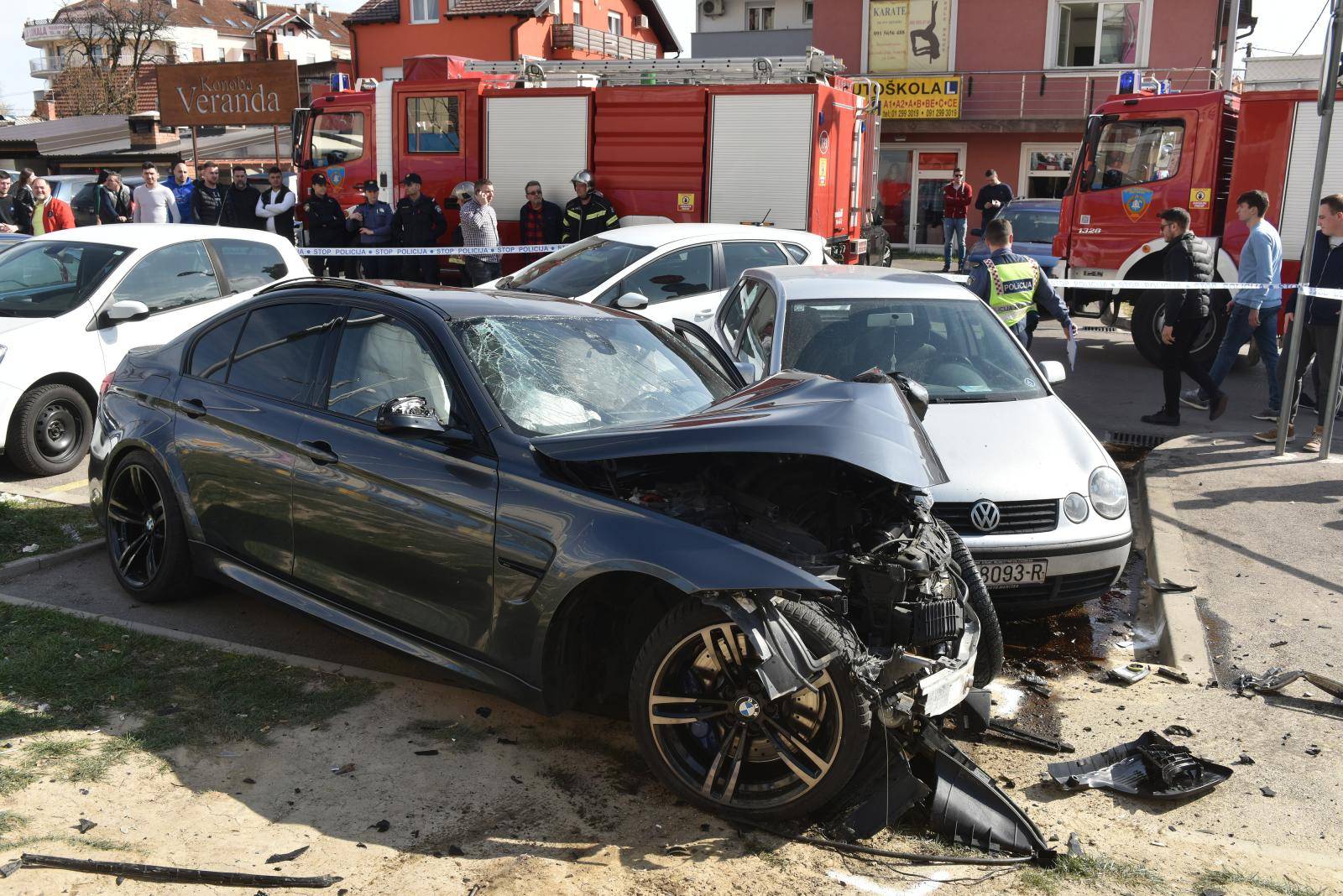 Pogledajte nesreću  u Zagrebu: Žena je za dlaku izbjegla udar