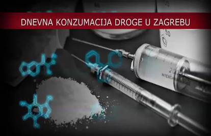 Zagreb drži europsku sredinu po potrošnji opojnih droga 