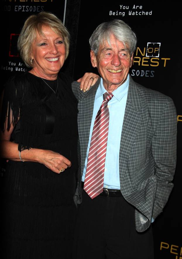 Celebrities attend ÔPerson of Interest&Odblac; 100th Episode Celebration Kim Hartman, John Nolan