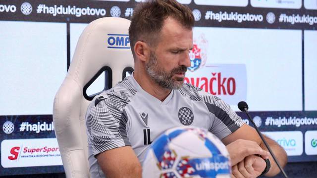 Split: Ivan Leko održao konferenciju za medije uoči utakmice s GNK Dinamo