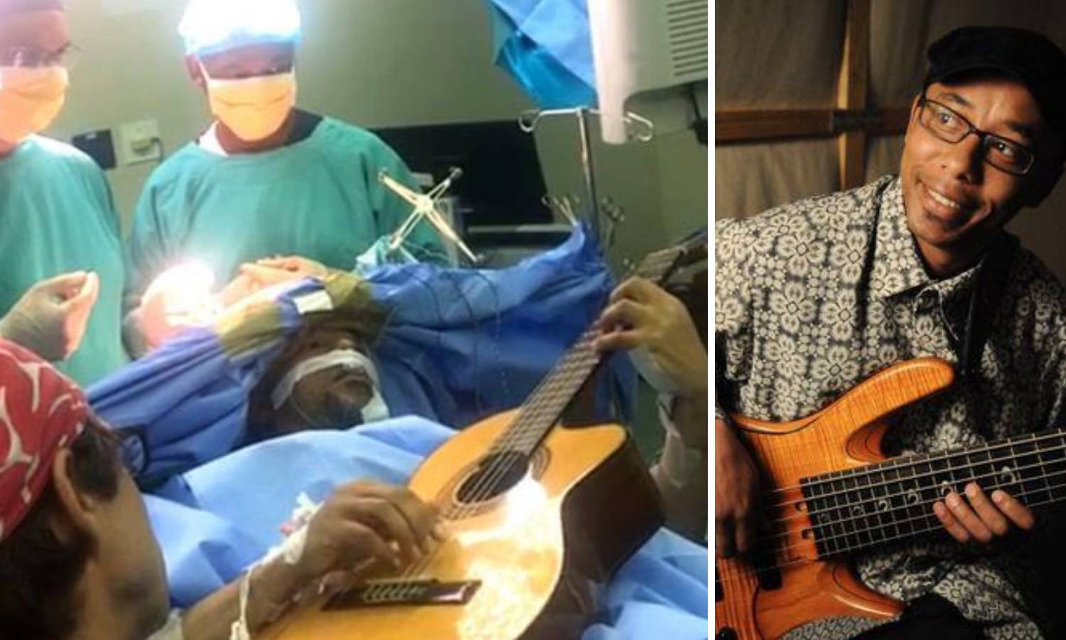 Jazz muzičar svirao gitaru dok su mu operirali tumor mozga