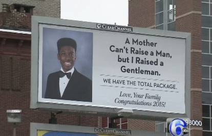 Ponosna majka sinu je maturu čestitala na reklamnom panou