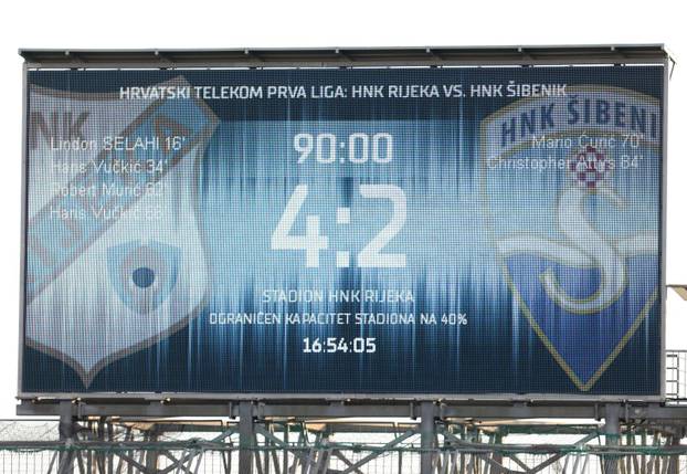 Rijeka i &Scaron;ibenik sastali se u 24. kolu HT Prve HNL
