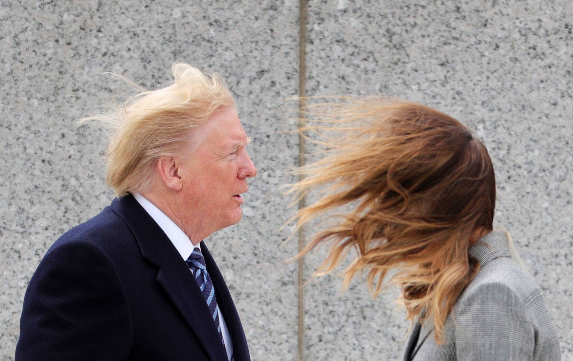 U.S. President Trump participates in VE Day 75th anniversary ceremony at World War II Memorial in Washington