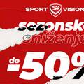 Počelo je veliko sezonsko sniženje do 50% u Sport Vision-u!