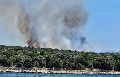 VIDEO Buknuo požar na Pagu! 'Gori šuma, stigli su i kanaderi'