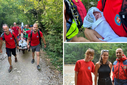 S planine su nosili bebu: 'Nije nam bilo svejedno, ali prošlo je dobro. Mama i bebica su u redu'