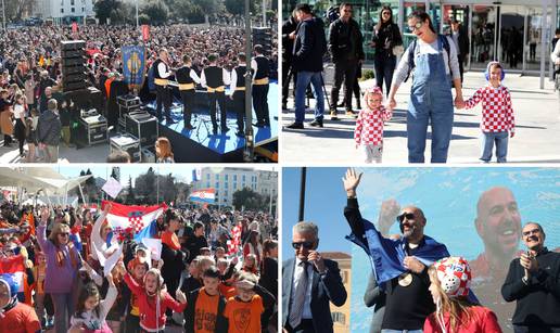 VIDEO Spektakularan doček za zlatnog Tucka i njegov stožer: Tisuće Šibenčana na ulicama!