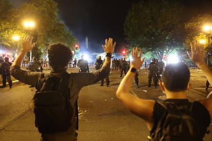 Protests against the death in Minneapolis police custody of George Floyd in Saint Paul