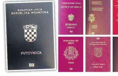 Sve EU putovnice su crvene, samo hrvatska ostaje plava 