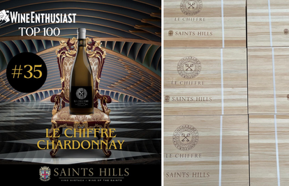 Vinarija Saints Hills uvrštena u top 100: Njihov Le Chiffre chardonnay je 35. na svijetu